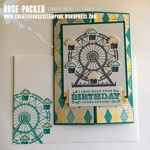 Rose Packer, Creative Roses, Stampin' Up! Cupcake and Carousels, Birthday Carousel