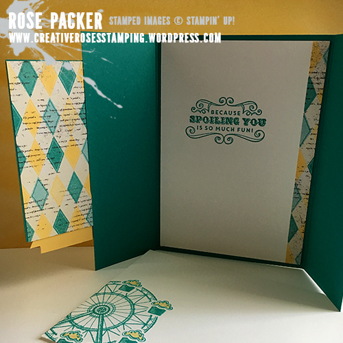 Rose Packer, Creative Roses, Stampin' Up! Cupcake and Carousels, Birthday Carousel