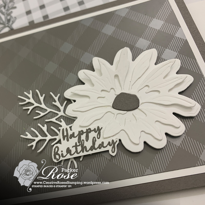 Rose Packer, Stampin' Up!, You Can Create It kits, Tartan Foil Specialty paper